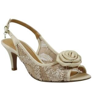 J. RENEE ELZENTHIA NAVY FIESTA LACE 13 M (B)